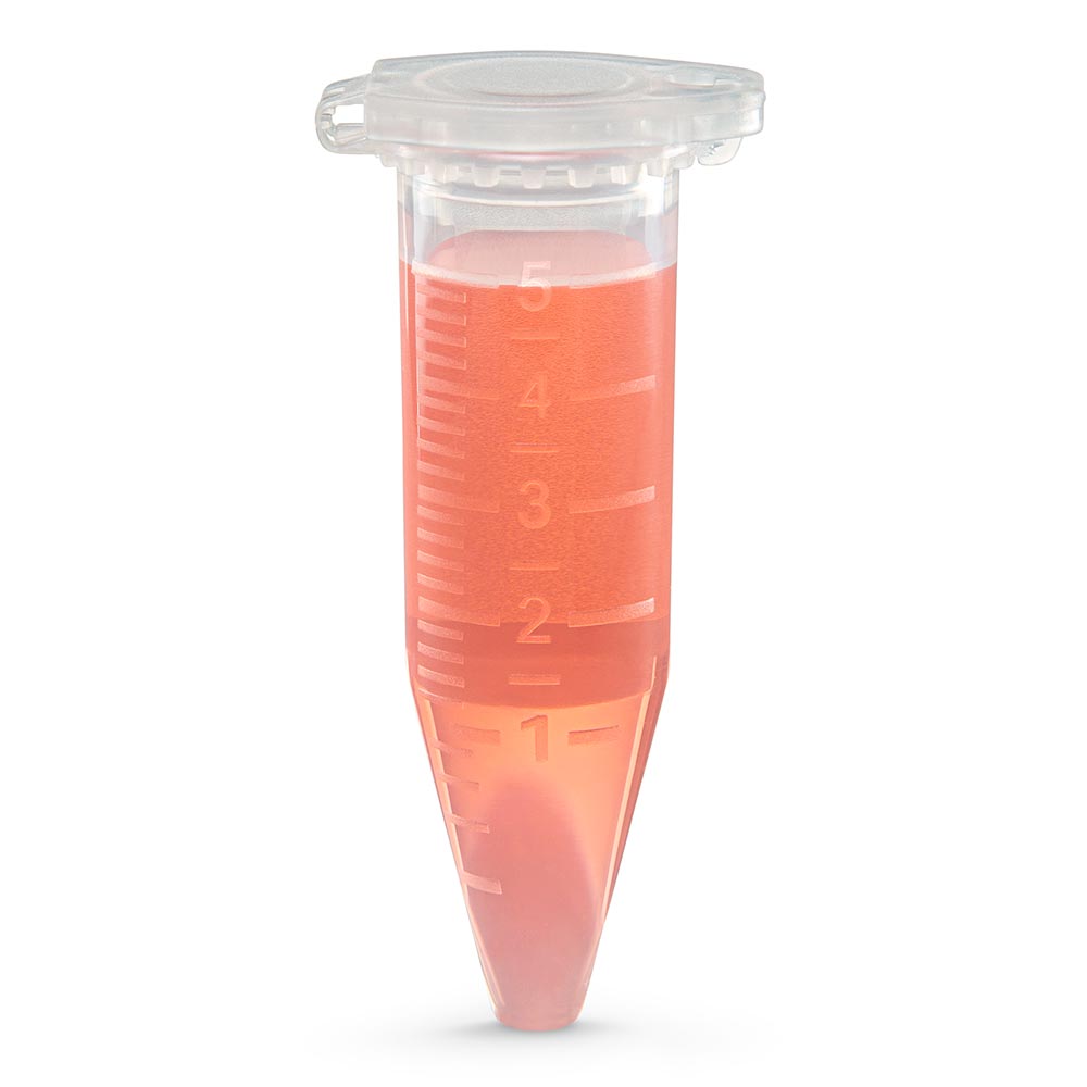 5Ml Diamond Midi Centrifuge Tube, Pp, Attached Snap Cap, Graduated, Natural, 50/Bag, 4 Bags/Unit