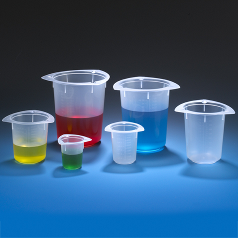 Beaker, Three Corner, Pp, Graduated, 50Ml