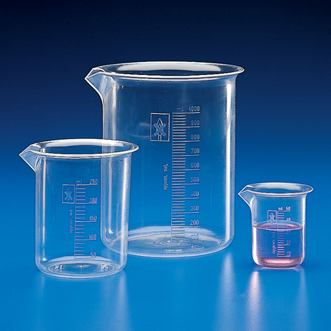 Beaker, Pmp (Tpx), Molded Graduations, 25Ml