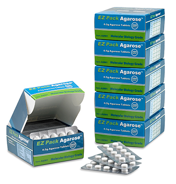 Ez Pack™ Agarose Tablets, 200/Pk (100G)