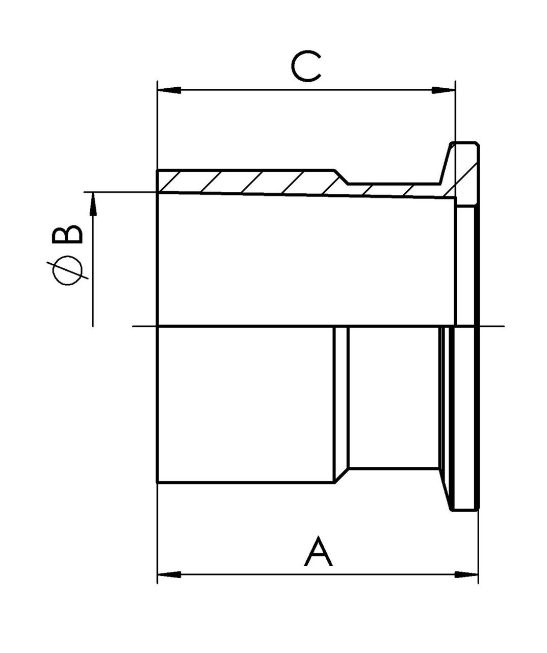 KF DN 10 / NS 14/35