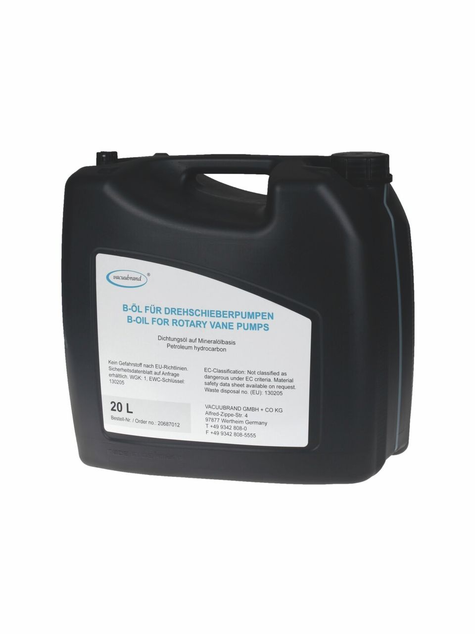 B-oil for rotary vane pumps — 20687012