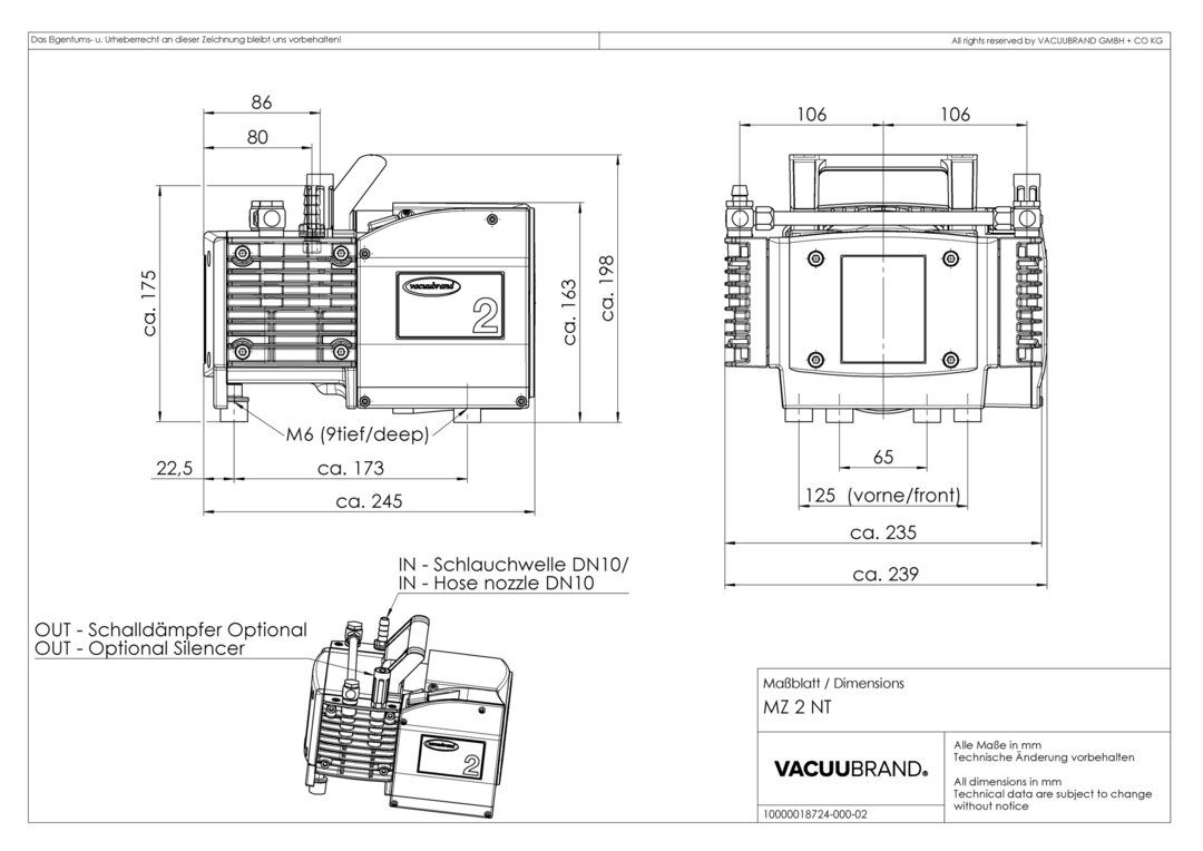 MZ 2 NT — MZ 2 NT from BRAND (BrandTech Scientific) (bt-p193)