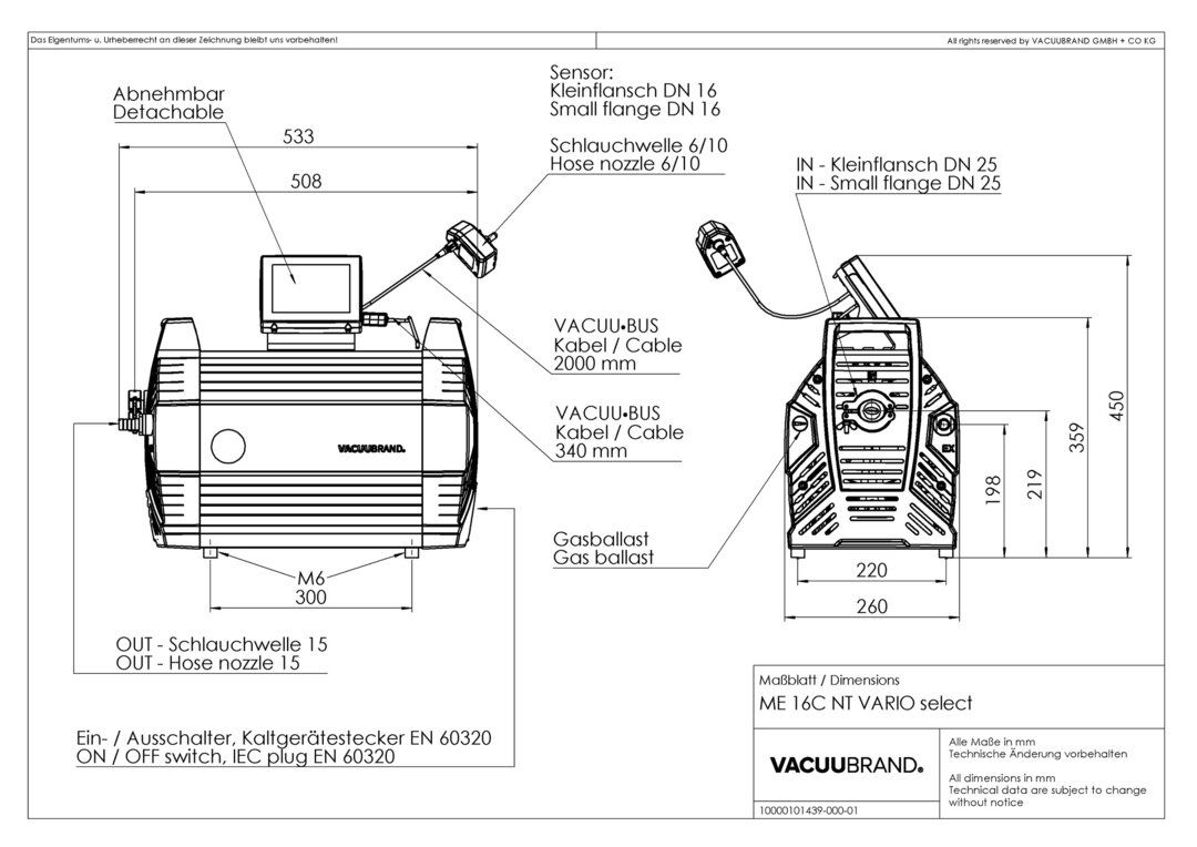 ME 16C NT VARIO select