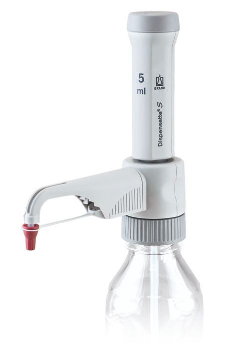 Bottle-top dispensers Dispensette® S, fixed-volume, DE-M — 5 ml
