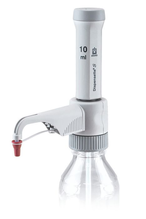 Bottle-top dispensers Dispensette® S, fixed-volume, DE-M — 10 ml