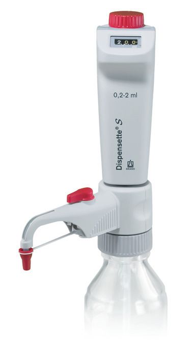 Bottle-top dispensers Dispensette® S, digital — 0.2 ml - 2 ml