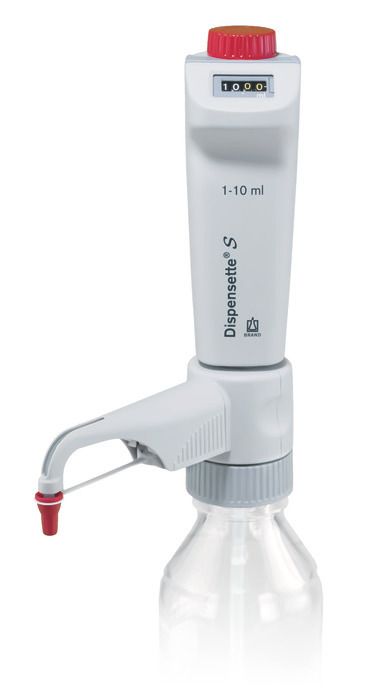 Bottle-top dispensers Dispensette® S, digital — 1 ml - 10 ml