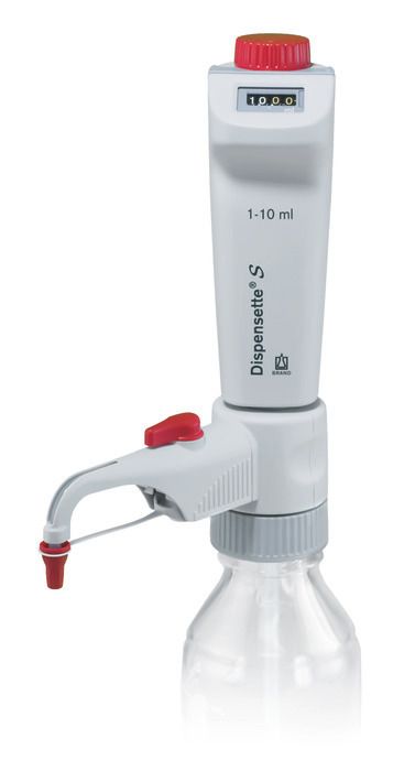 Bottle-top dispensers Dispensette® S, digital — 1 ml - 10 ml