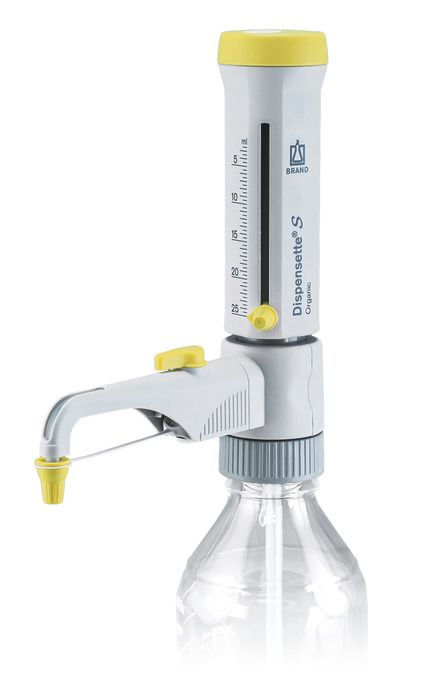 Bottle-top dispensers Dispensette® S Organic, analog-adjustable, DE-M — 2.5 ml - 25 ml