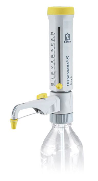 Bottle-top dispensers Dispensette® S Organic, analog-adjustable, DE-M