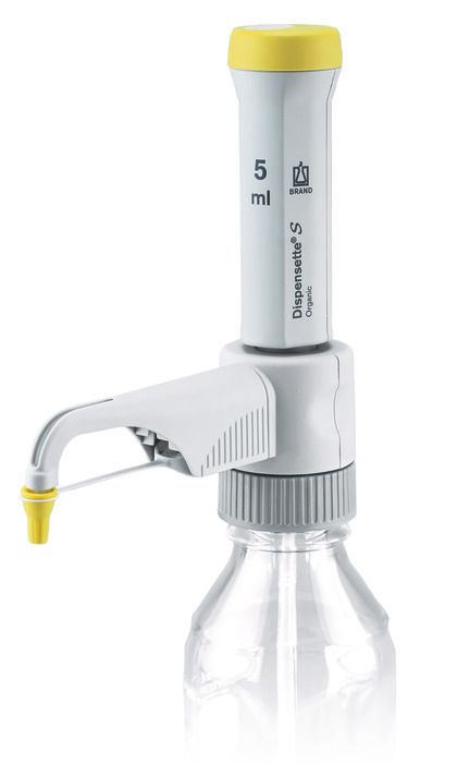 Bottle-top dispensers Dispensette® S Organic, fixed-volume, DE-M — 5 ml
