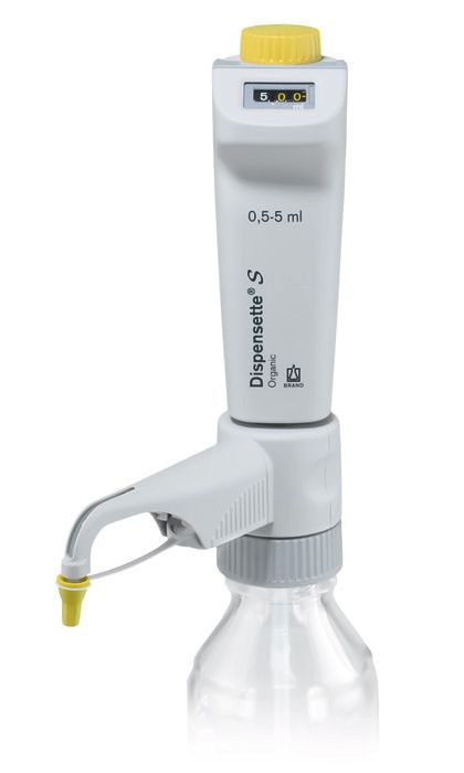 Bottle-top dispensers Dispensette® S Organic, digital, DE-M — 0.5 ml - 5 ml
