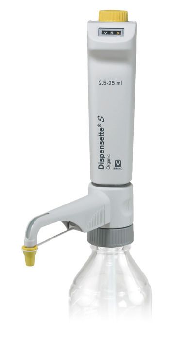 Bottle-top dispensers Dispensette® S Organic, digital, DE-M — 2.5 ml - 25 ml
