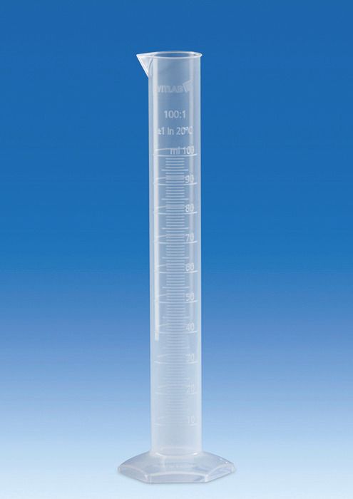 Graduated cylinders, PP, Class B tall form, with molded graduations