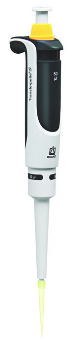 Single-channel micropipette Transferpette® S, fixed-volume, DE-M — 50 μl