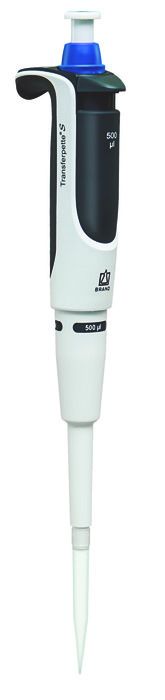 Single-channel micropipette Transferpette® S, fixed-volume, DE-M — 500 μl