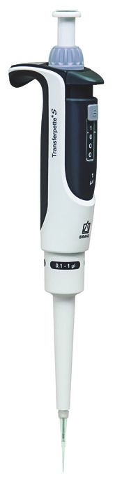 Single-channel micropipette Transferpette® S, adjustable, DE-M — 0.1 - 1 μl