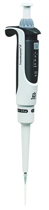 Single-channel micropipette Transferpette® S, adjustable, DE-M — 0.1 - 2.5 μl