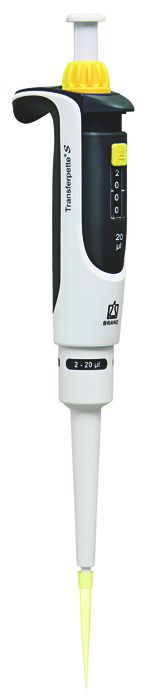 Single-channel micropipette Transferpette® S, adjustable, DE-M — 2 - 20 μl