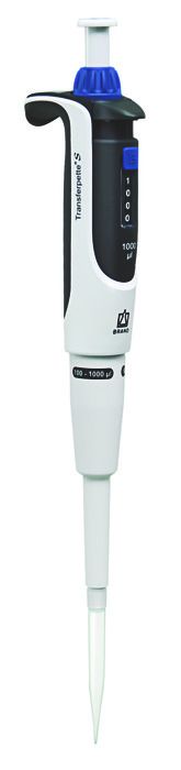 Single-channel micropipette Transferpette® S, adjustable, DE-M — 100 - 1,000 μl