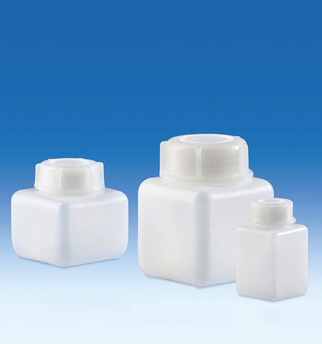 Wide-mouth bottles, PE-HD