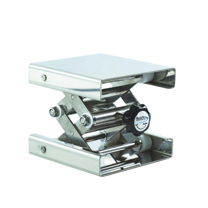 Lab support jacks, Stainless steel — standard