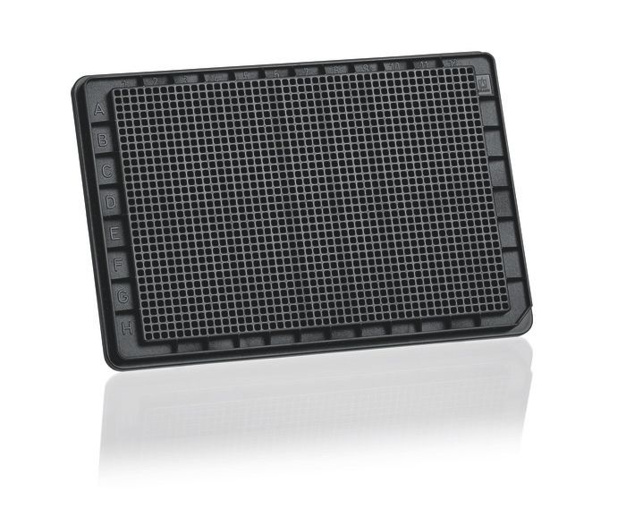 BRANDplates® microtitration plate, 1536-well, pureGradeTM, PS, BIO-CERT® CERTIFIED QUALITY — black