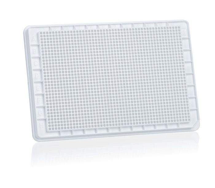 BRANDplates® microtitration plate, 1536-well, pureGradeTM, PS, BIO-CERT® CERTIFIED QUALITY — white
