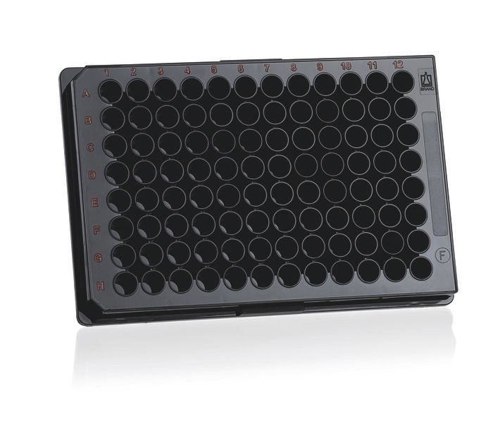 BRANDplates® microtitration plate, 96-well, cellGradeTM, PS, BIO-CERT® CELL CULTURE QUALITY, sterile — 350 μl