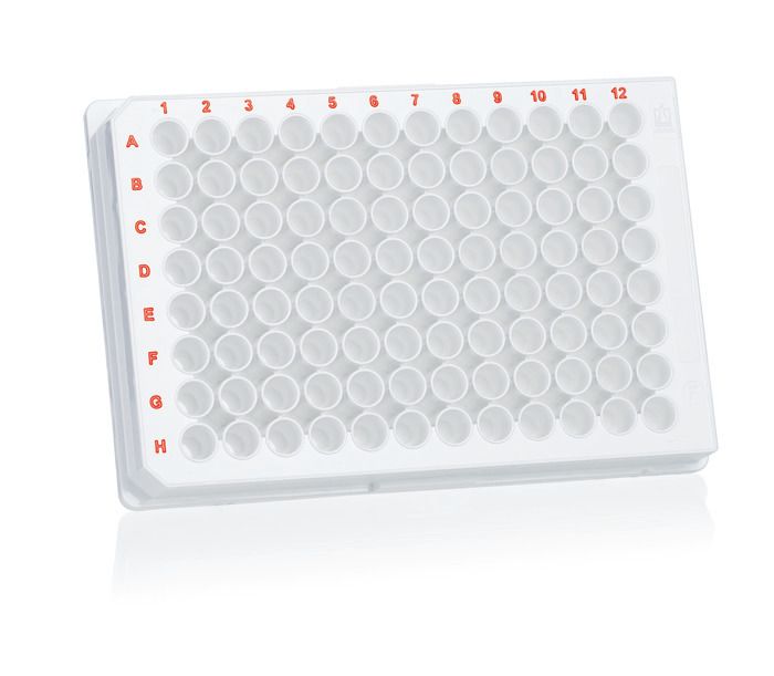 BRANDplates® microtitration plate, 96-well, cellGradeTM, PS, BIO-CERT® CELL CULTURE QUALITY, sterile — 350 μl