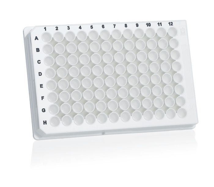 BRANDplates® microtitration plate, 96-well, pureGradeTM, PS, BIO-CERT® CERTIFIED QUALITY — white
