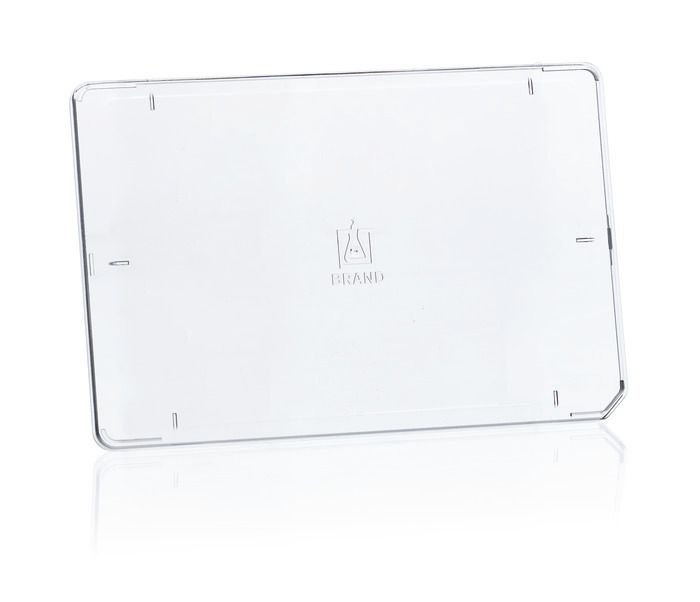 Cover for BRAND®plates, CERTIFIED LIFE SCIENCE QUALITY — for BRAND®plates