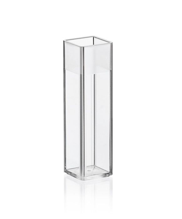 Cuvettes, 4 optical windows, macro, 2.5 ml, CERTIFIED LIFE SCIENCE QUALITY — UV-transparent
