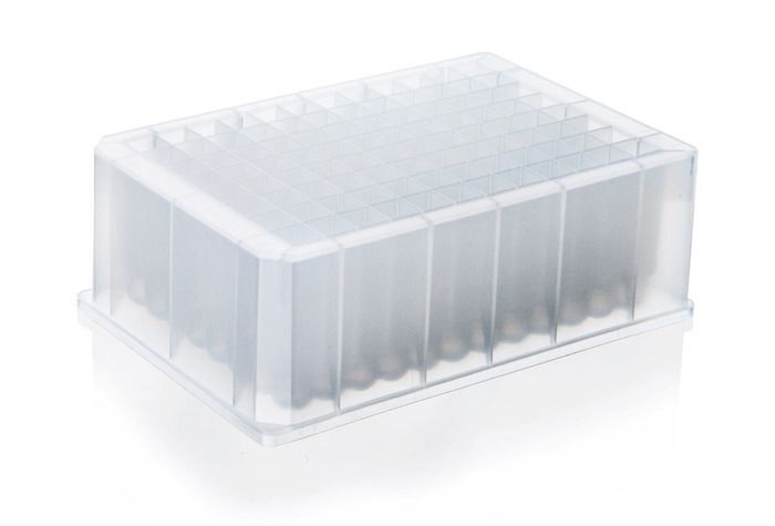 Deep-well plate, 96-well, PP — 2.2 ml