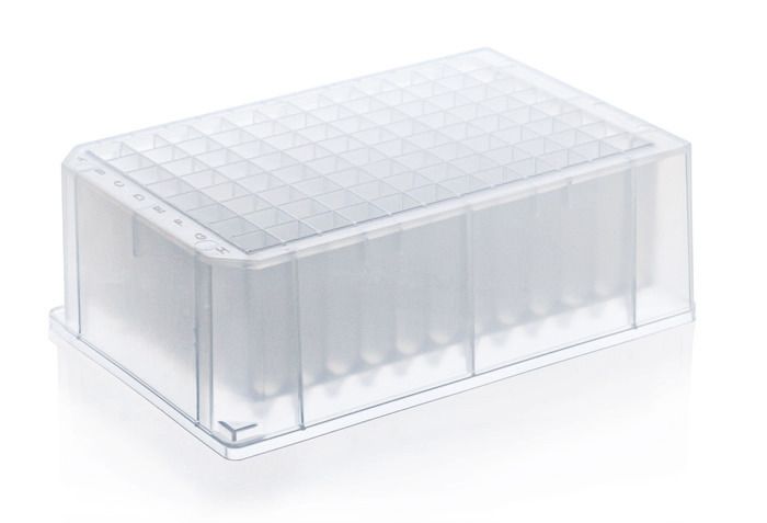 Deep-well plate, 96-well, PP — 2.2 ml