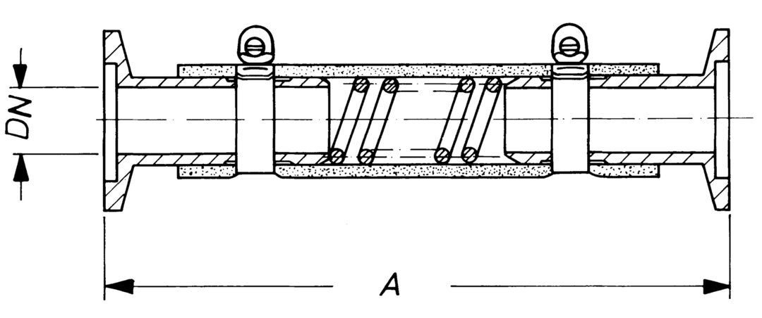 KF DN 40, 1000 mm — 20686022