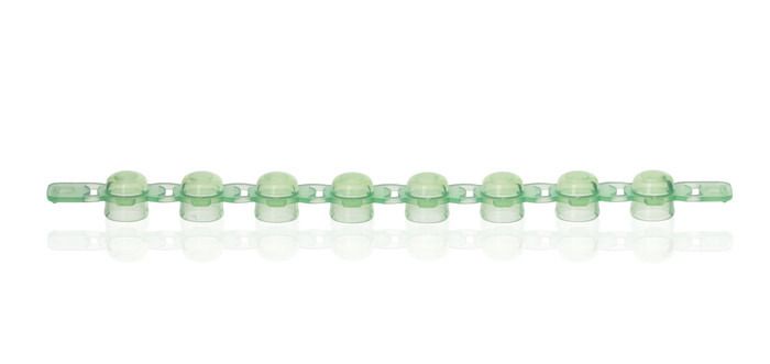 PCR Cap strips, PP, BIO-CERT® PCR QUALITY — strips of 8