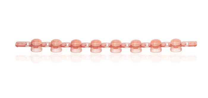 PCR Cap strips, PP, BIO-CERT® PCR QUALITY — strips of 8