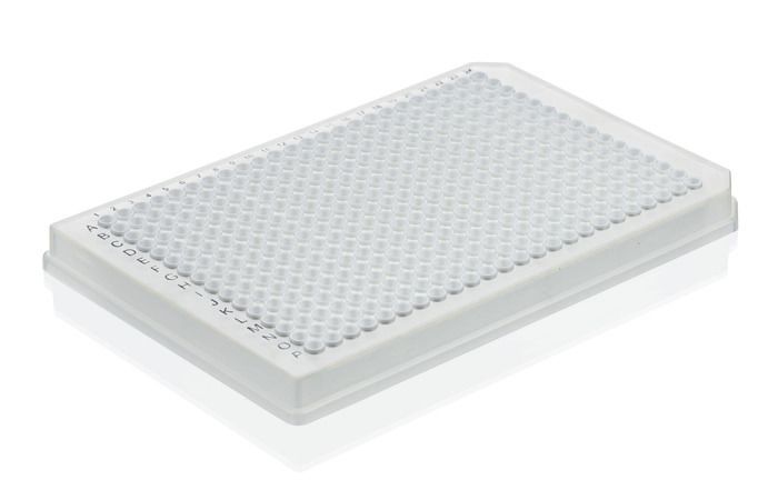 PCR plate 384-well, Rigid Frame, PC/PP, 0.03 ml, BIO-CERT® PCR QUALITY — frosted