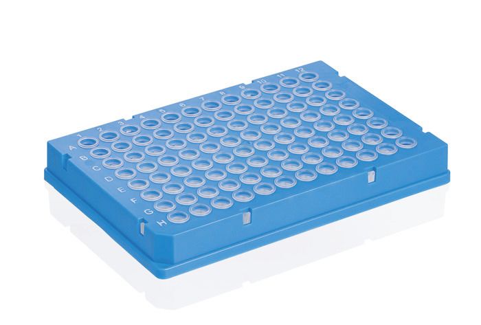 PCR plate 96-well, Rigid Frame, PC/PP, BIO-CERT® PCR QUALITY — Low Profile