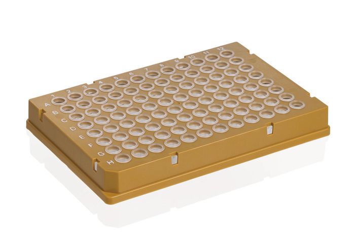 PCR plate 96-well, Rigid Frame, PC/PP, BIO-CERT® PCR QUALITY — Low Profile