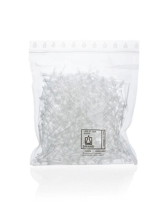 Pipette tips, 0.5 - 20 μl, PP, colorless — CERTIFIED LIFE SCIENCE QUALITY