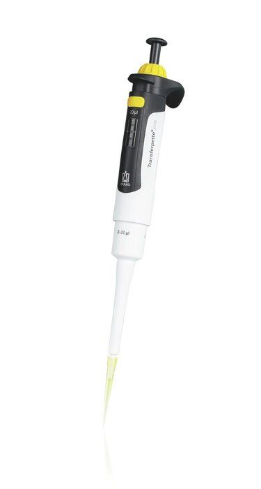 Single-channel micropipette Transferpette® pro, adjustable, DE-M — 2 - 20 μl