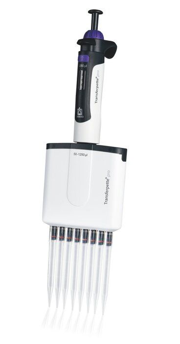 Transferpette® pro-8, 50 - 1,250 μl