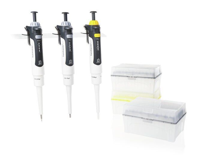 Pipette sets Transferpette® pro, adjustable, DE-M