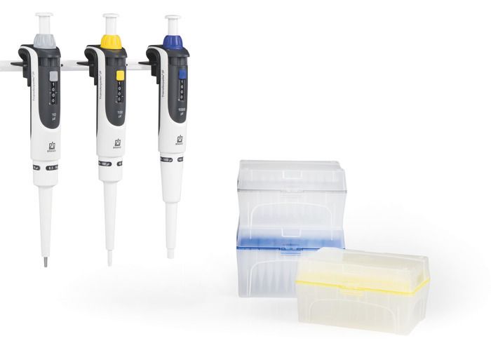 Pipette sets Transferpette® S, adjustable, DE-M — Starter-kit Micro